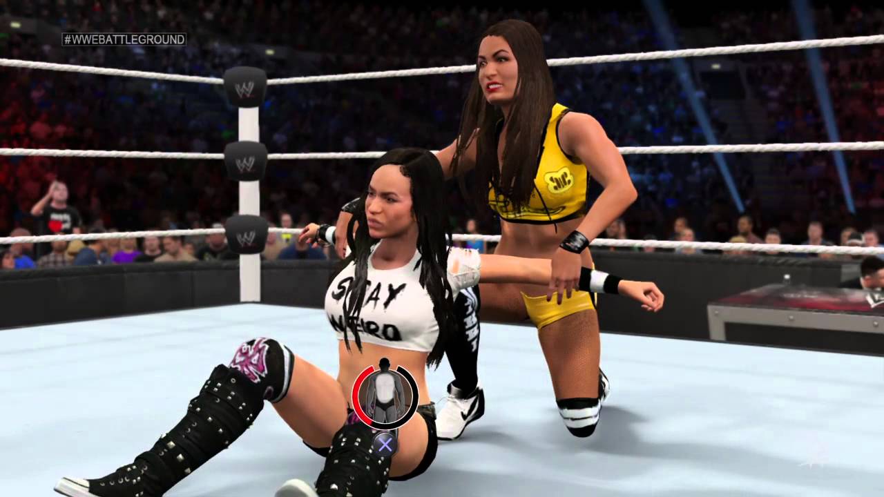 WWE 2K15 Nikki Bella vs AJ Lee Divas Championship