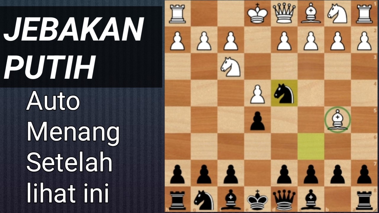 Jebakan Mematikan Ruy Lopez untuk Putih | Menang Cepat Tanpa Ribet