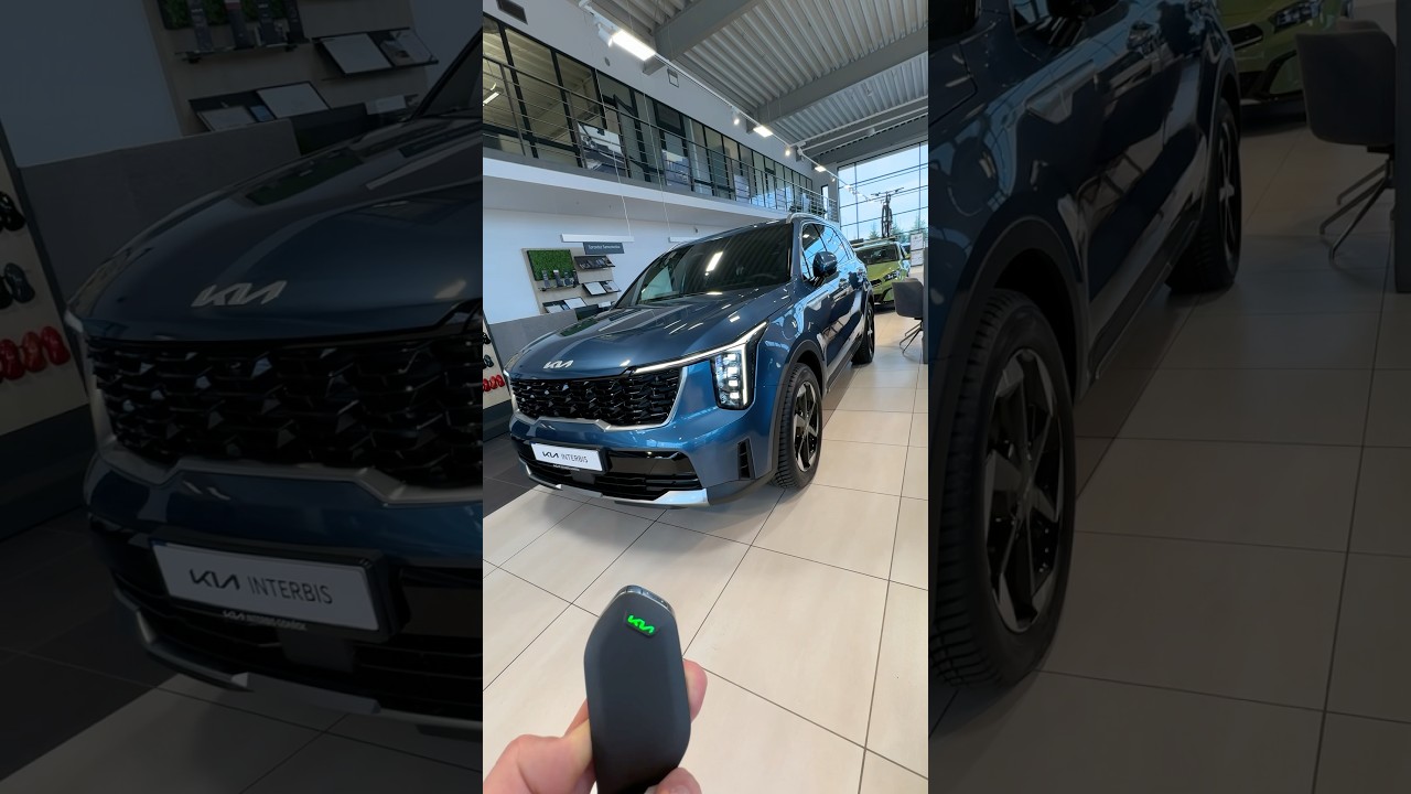 Remote Smart Parking Assist w Kia Sorento 1.6 T-GDi 215KM 6AT AWD HEV Prestigeline w Mineral Blue 👌