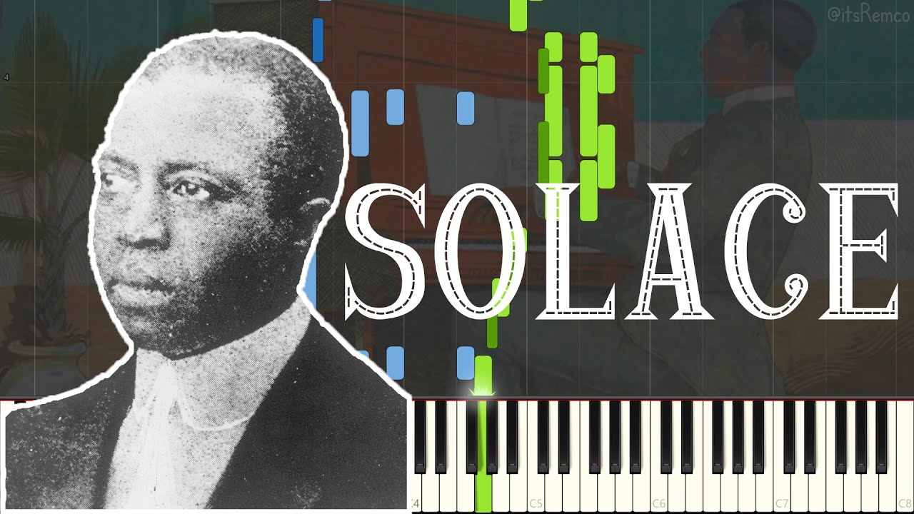 Scott Joplin - Solace 1909 | The Sting & BioShock Infinite OST (Ragtime Piano Serenade Synthesia)