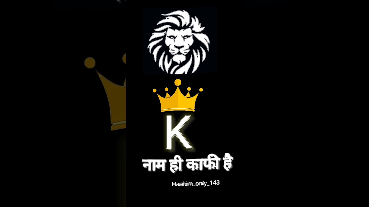 K Name WhatsApp Status | K Name Status #shorts #reel #trand