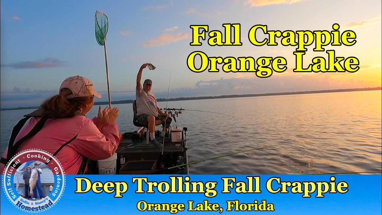 Fall Crappie Fishing with Spider Rigging on Orange Lake, Florida