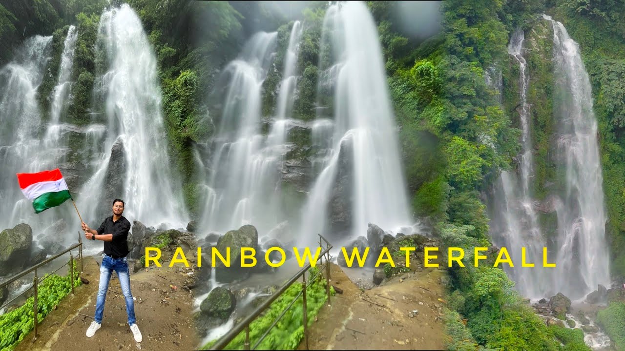 Rainbow Waterfall Darjeeling😍 || Independence Day Ride 🇮🇳 || The Hidden Waterfall in Kalej valley📍