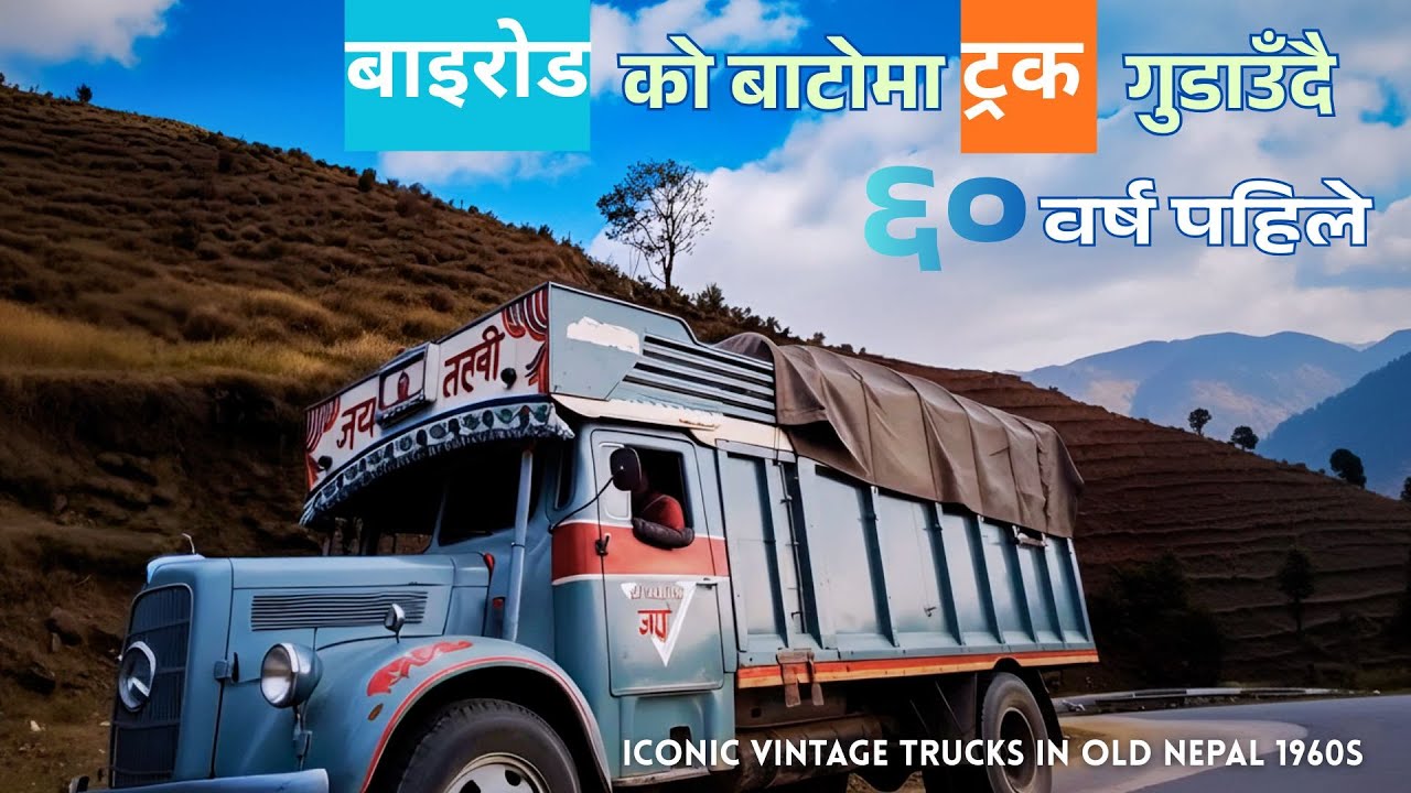 Old Nepal Video Footage | 1960s Truck Life on Nepal’s First Highway -  Bairoad ko Bato