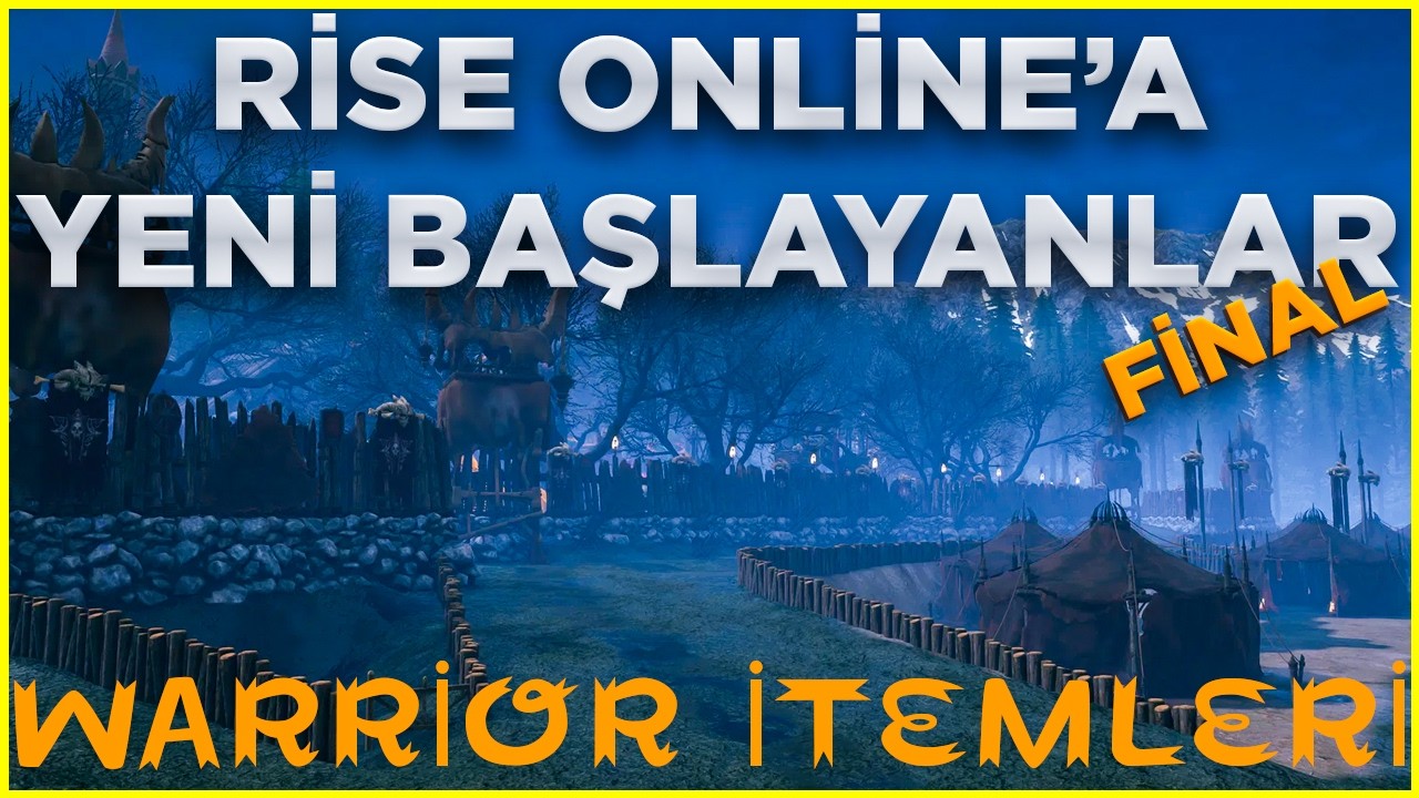 Rise Online'a Yeni Başlayanlar #FİNAL | B&uuml;t&ccedil;eye G&ouml;re İtem &Ouml;nerileri-Warrior