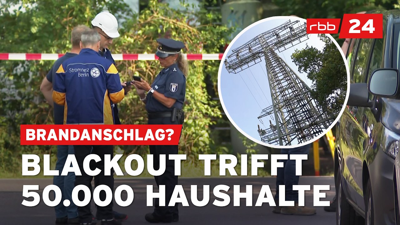 Anschlag auf Stromnetz – Ganze Stadtteile in Berlin ohne Strom | rbb24 Spezial