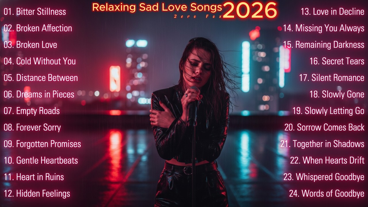 Relaxing Sad Love Songs 2026 💔 Heartbreak & Emotional Chill Playlist | Zero Fox