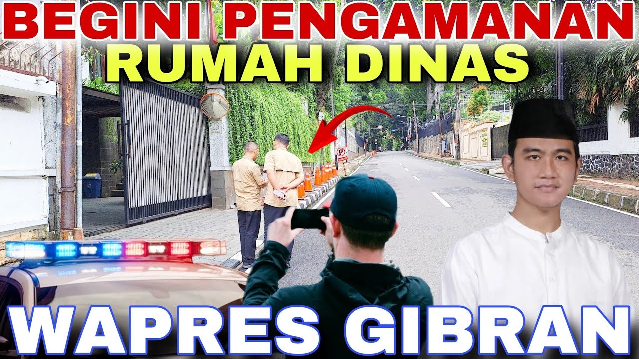 Rumah Dinas!Begini Pengamanan Di Rumah Dinas Wapres Gibran