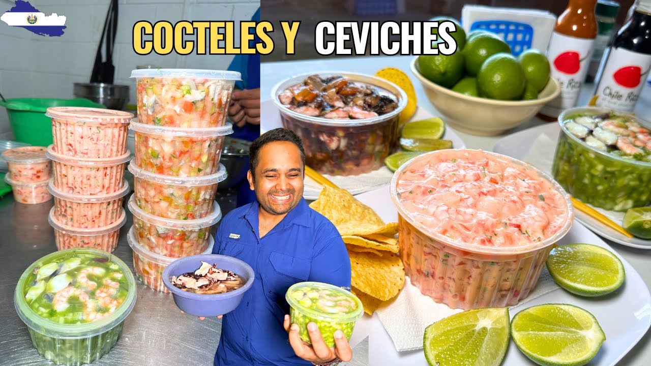 LOS MEJORES COCTELES Y CEVICHES DE SAN SALVADOR se vende por peso 😱