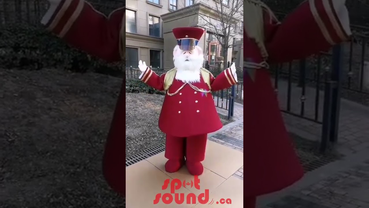SPOTSOUND.CA Mascot Costume - Captain grandfather mascot costume suits fir adult