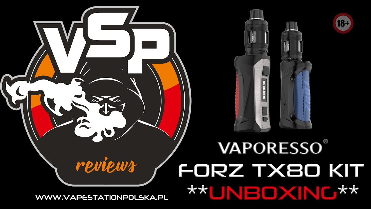 VAPORESSO FORZ TX80 KIT **UNBOXING** WATERPROOF TEST