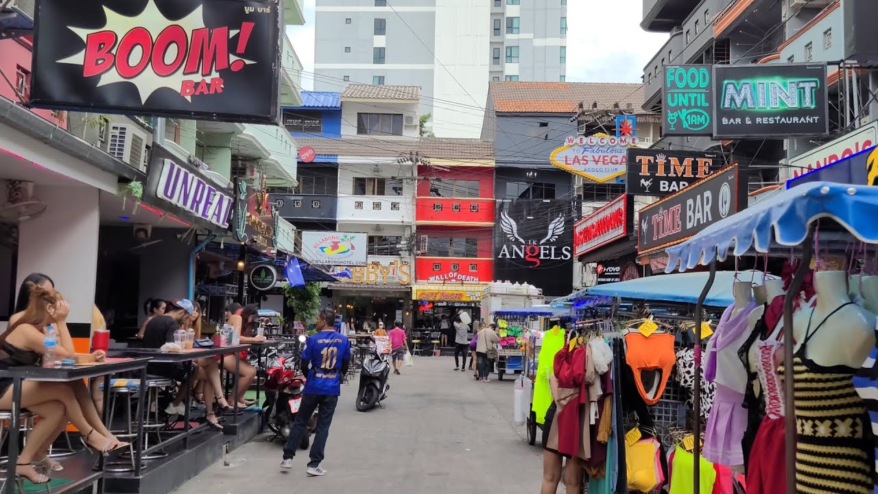 8K LK Metro GoGo Bars Beautiful Girls Nightlife soi Diana, Lengkee Bar Area's Pattaya Thailand 2023