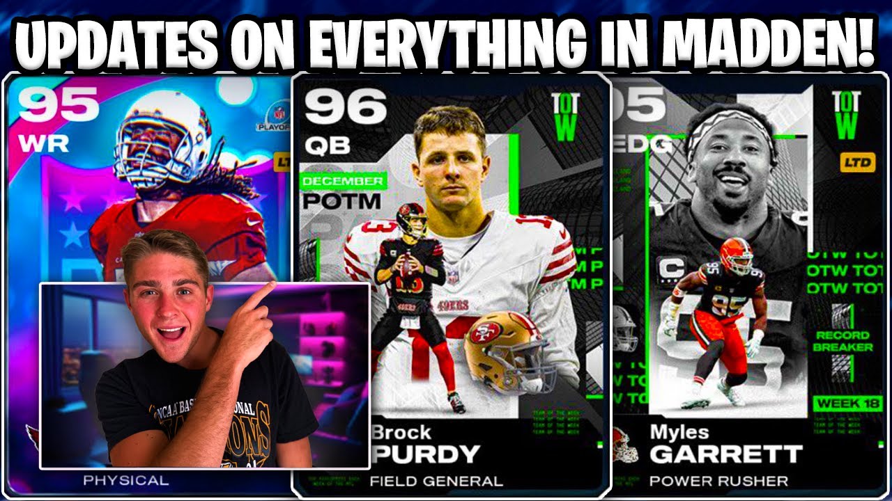 UPDATES ON EVERYTHING IN MADDEN 26! DECEMBER POTM + TOTW WEEK 18 REVEALS! TEAM BUILDERS + MORE!
