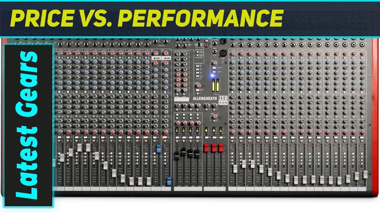 Allen & Heath ZED436: лучший микшер для живого и студийного звука