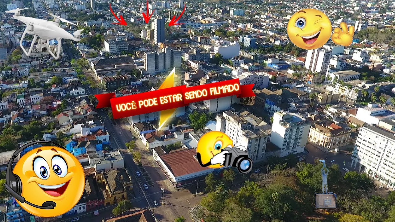 Como Bagé tem Praças Bonitas e Históricas  - Rolê das Praças - Confira - Vídeo Aéreo Comentado