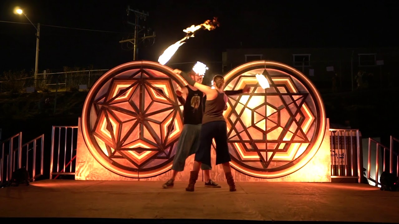 Fire Partner Poi Performance: SF Decompression 2017