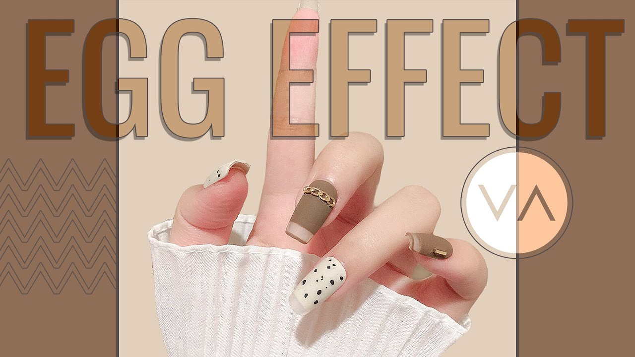 EGG Effect nails video tutorial by VAGA
