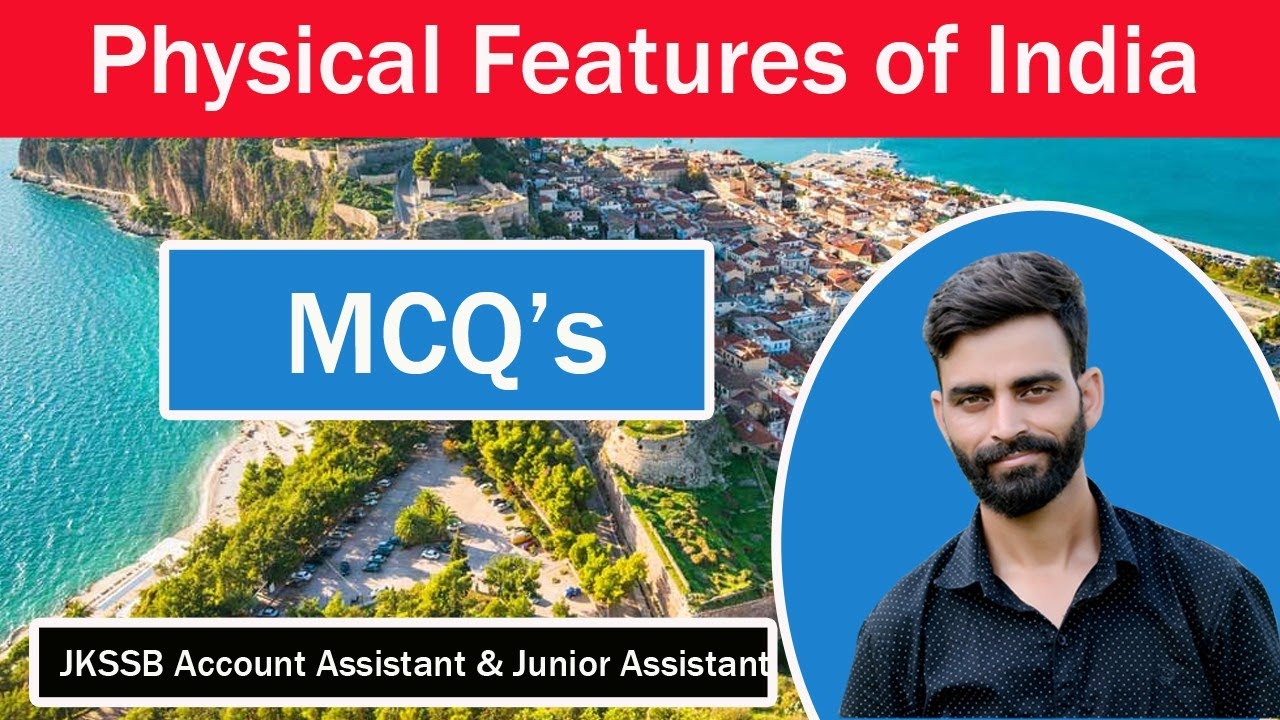 MCQ's on Physical Features of India l 10+ repeated  in Exams l JKSSB Account & Junior Assistant l