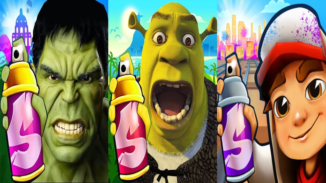 Subway Surfers Mumbai Holi 2025 unlocked Diego Chivalry Outfit vs Hulk vs Shrek Run Gameplay HD