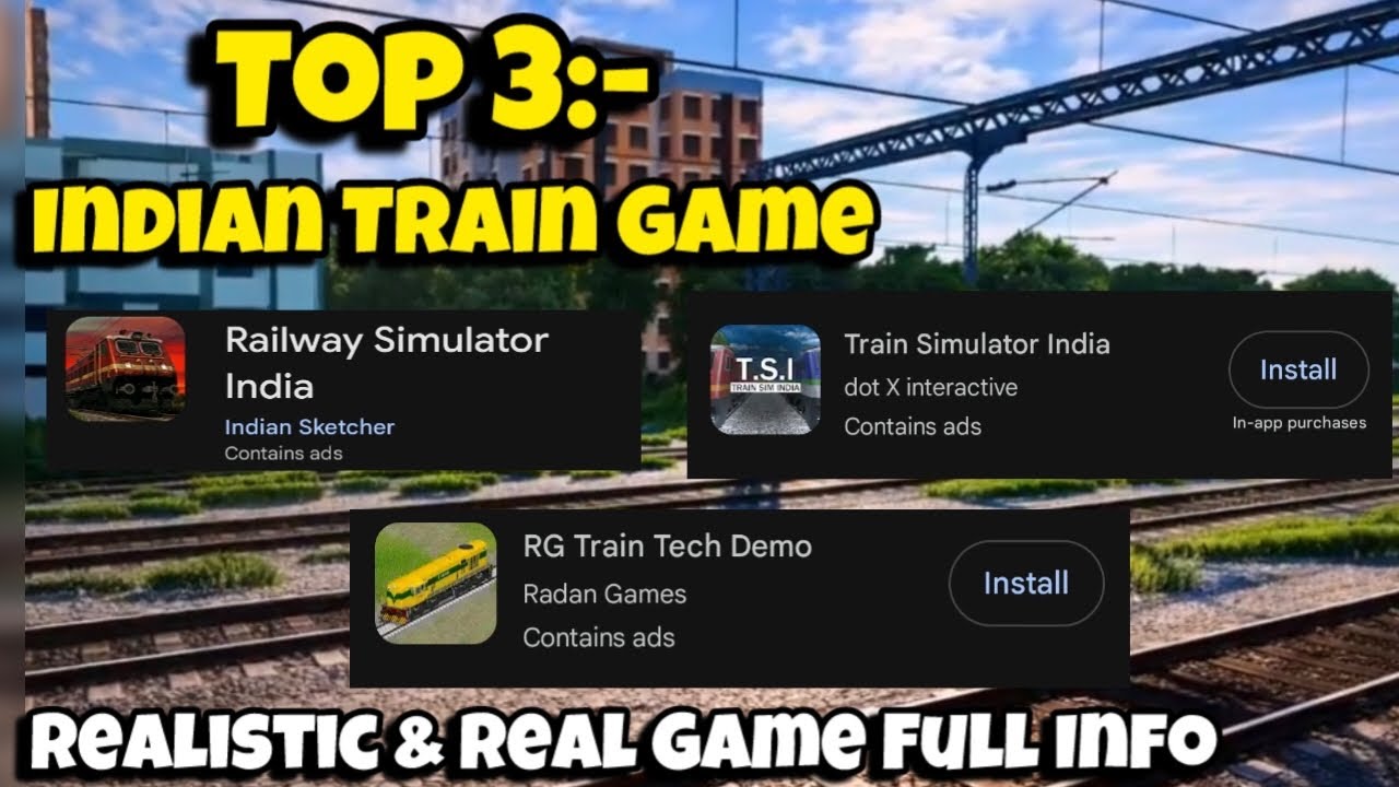 Railway Simulator India | Реалистичная и реалистичная игра. Полная информация ☑️😊￼
