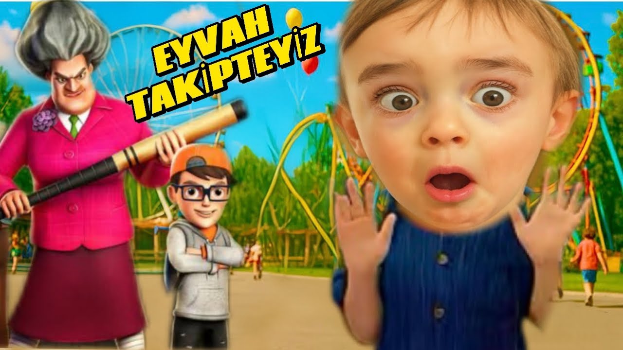 Scary Teacher ı Gizlice Takip Ettik… Çalıların Arasında Saklanıyordu 😱 #keşfet #scaryteacher 