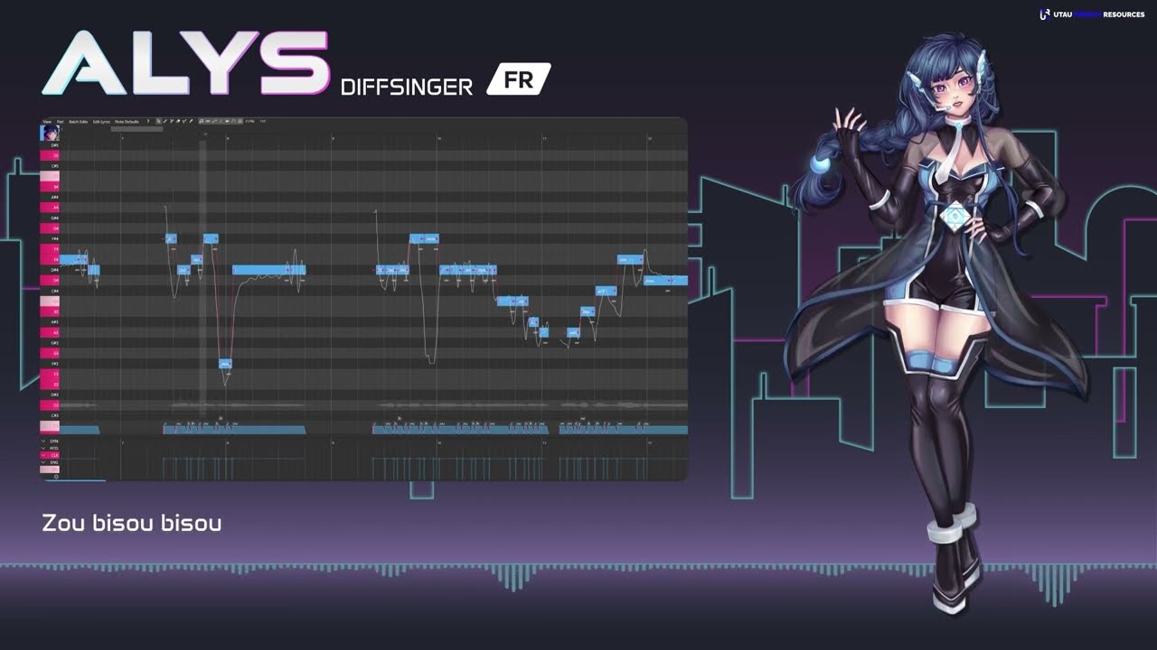 【ALYS DiffSinger】 Zou Bisou Bisou 【Developer Test】
