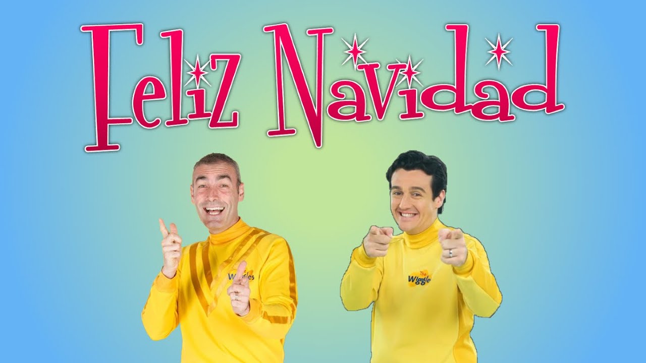 Greg Wiggle and Sam Wiggle singing Feliz Navidad