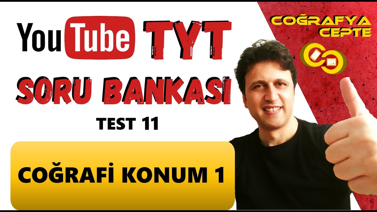 TYT COĞRAFYA SORU ÇÖZÜMÜ 11 - COĞRAFİ KONUM SORU ÇÖZÜMLERİ 1