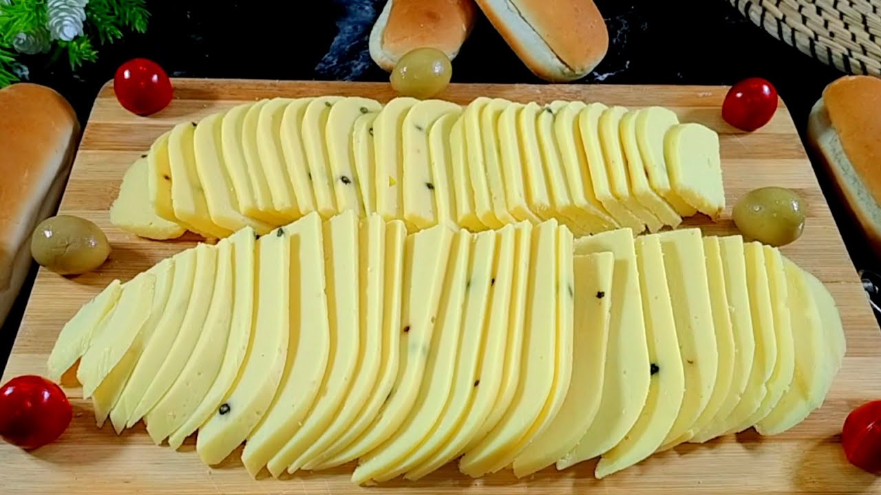 الجبنة الرومى 🔥بالطعم الاصلي بدون نشا او دقيق  بطريقة سهلة وسريعة التحضير 😋