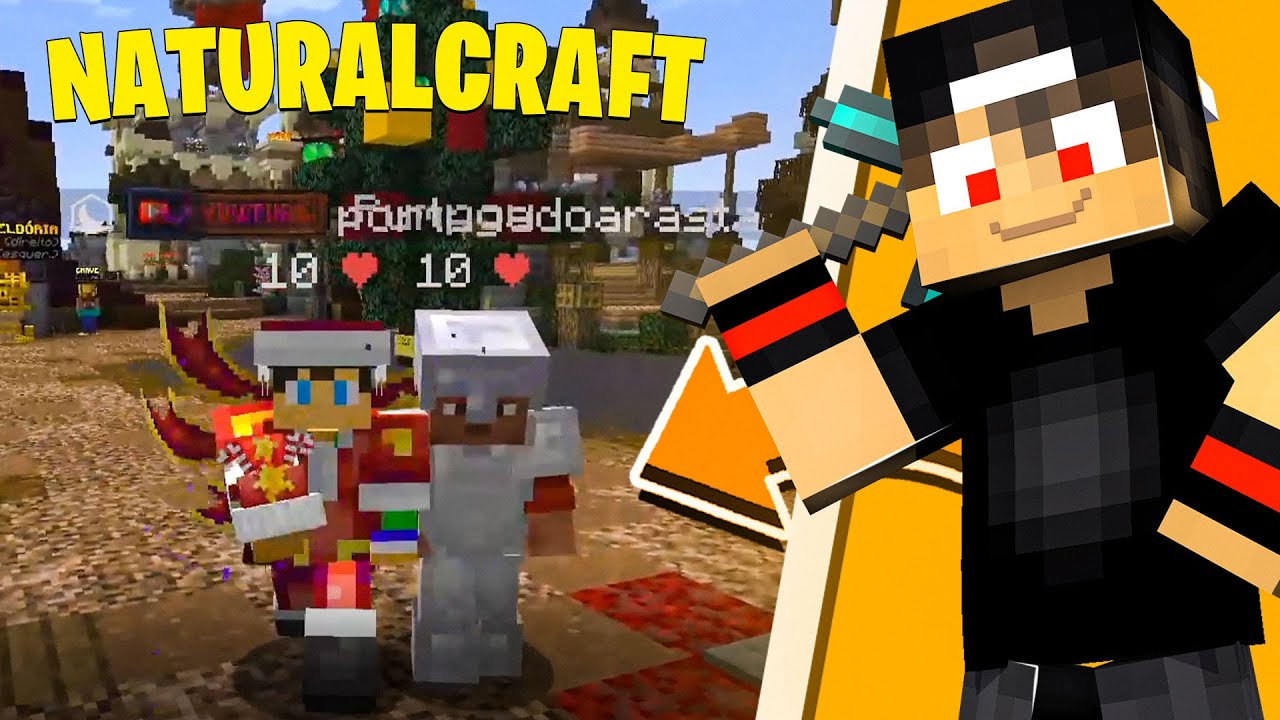 JOGUEI NO MELHOR SERVIDOR DE MINECRAFTO DO BRASIL!
