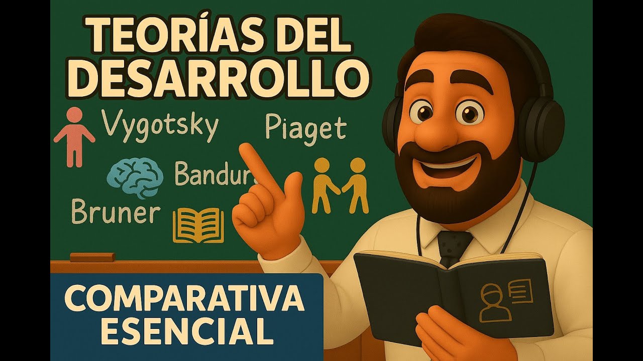Vygotsky, Piaget, Bandura y Bruner | Comparativa de sus teorías del desarrollo