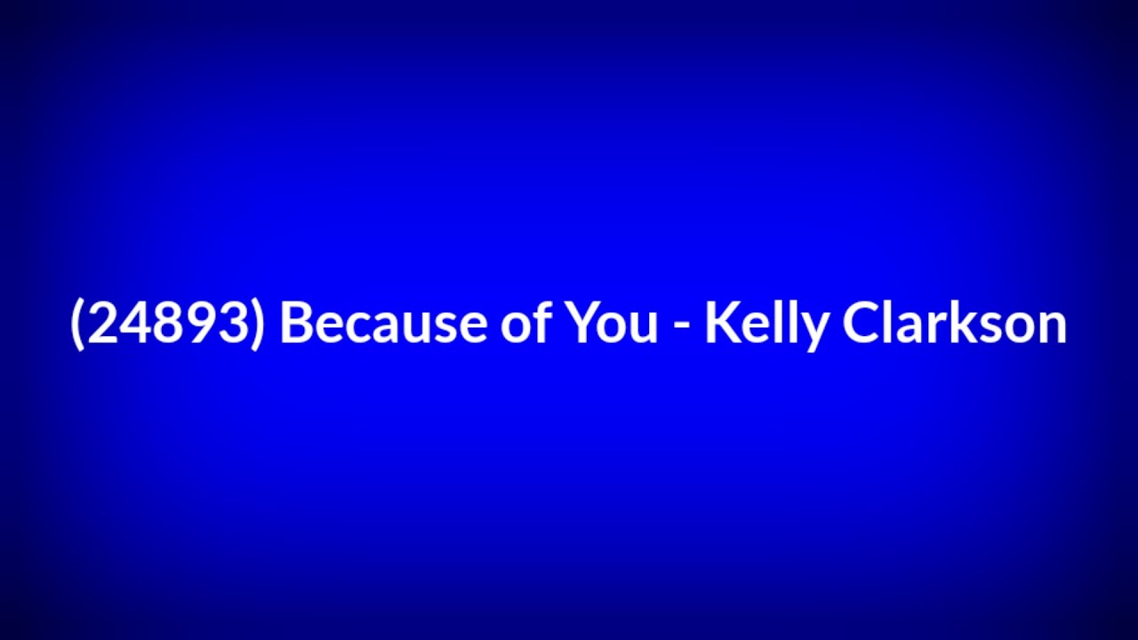 (24893) Because of You - Kelly Clarkson MIDI Synthesia 