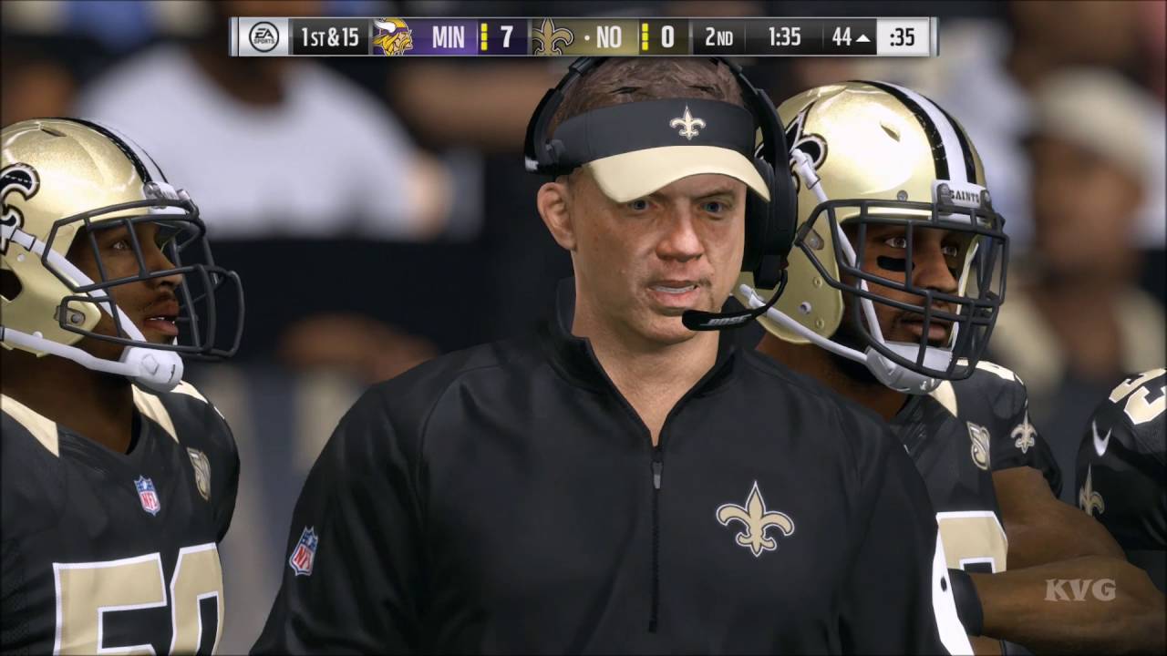 Madden NFL 17 - Minnesota Vikings vs New Orleans Saints | Gameplay (HD) [1080p60FPS]