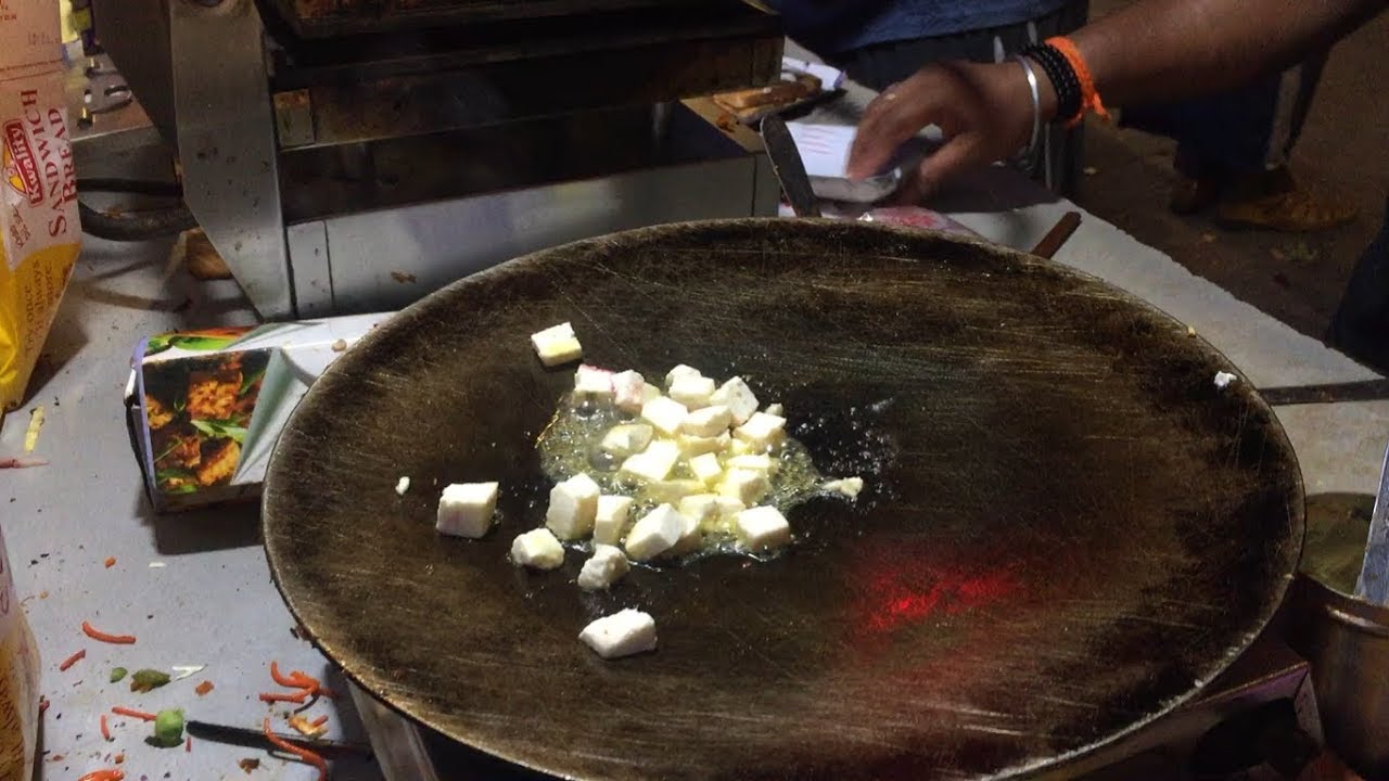 SPECIAL PANEER SANDWICH @ 70 rs | DADAR STREET FOOD | INDIAN STREET FOOD