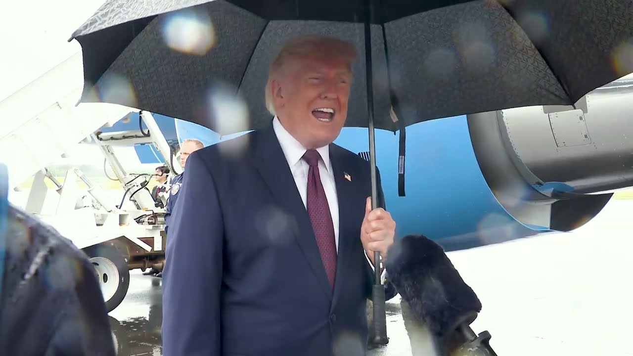 President Trump Gaggles with Press Upon Arrival at Reading, PA, Jun. 23, 2026