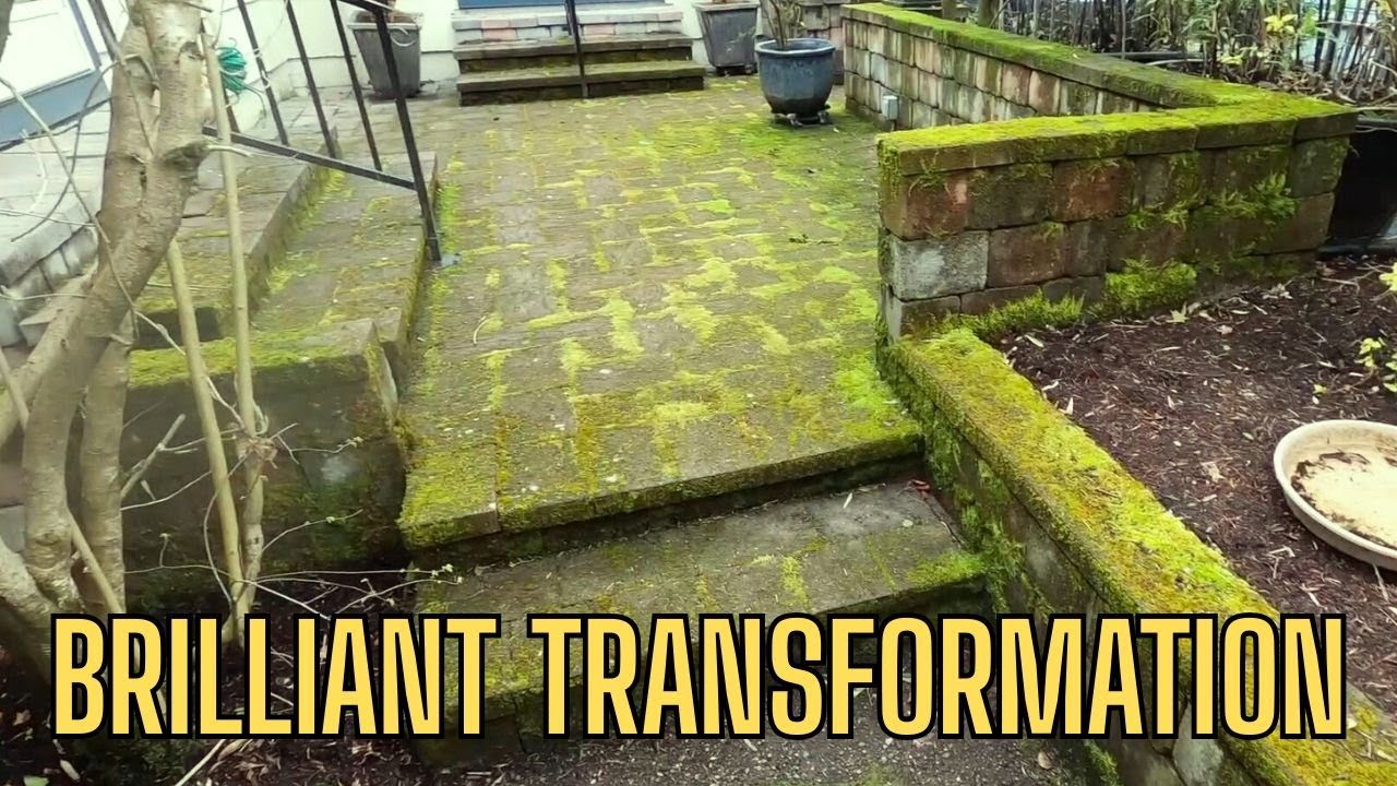 Worst Patio Ever! Extreme ASMR Pressure Washing, #satisfying, #asmr, #pressurewashing, #viral,
