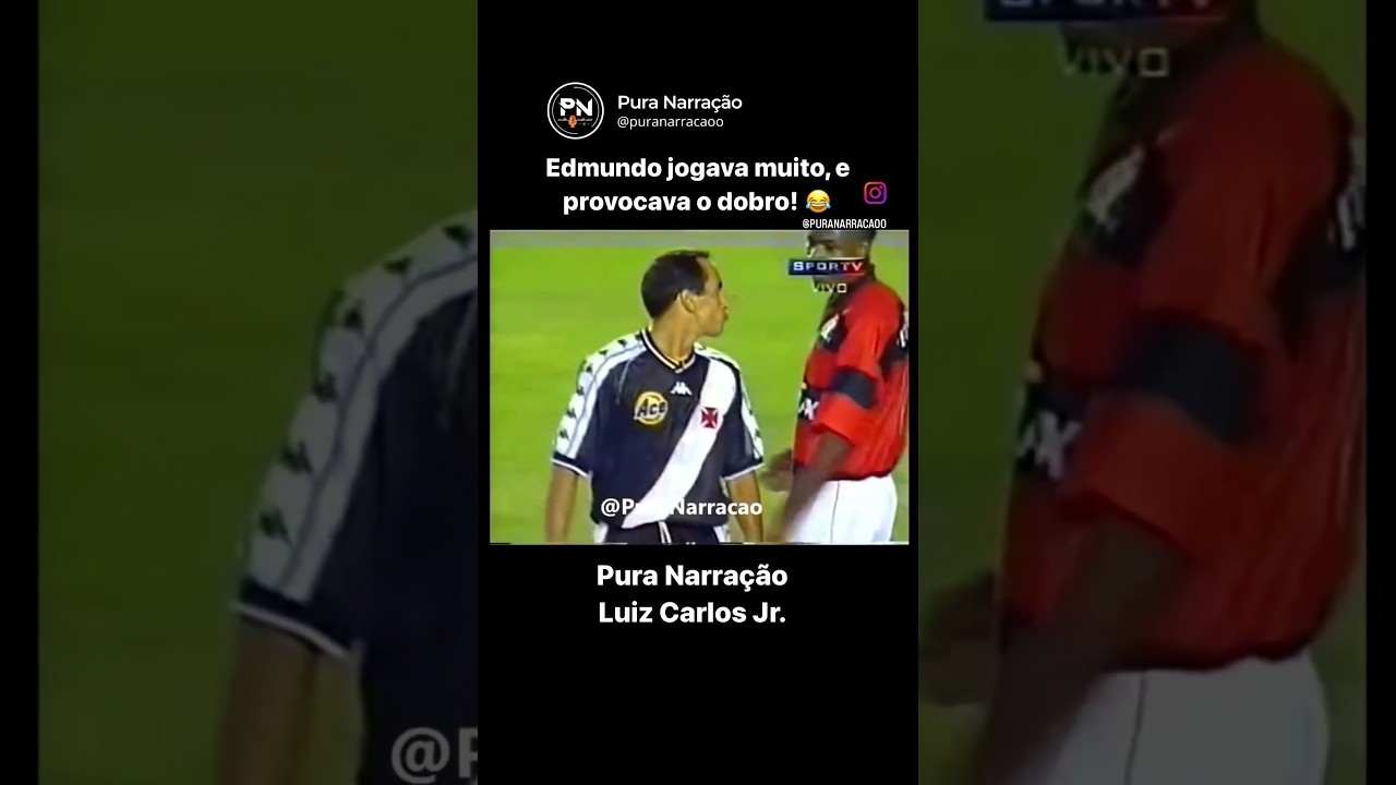 Edmundo provocando o Fab&atilde;o! #vasco #vascodagama #flamengo #anos90 #shortsvideo #gol #futebol