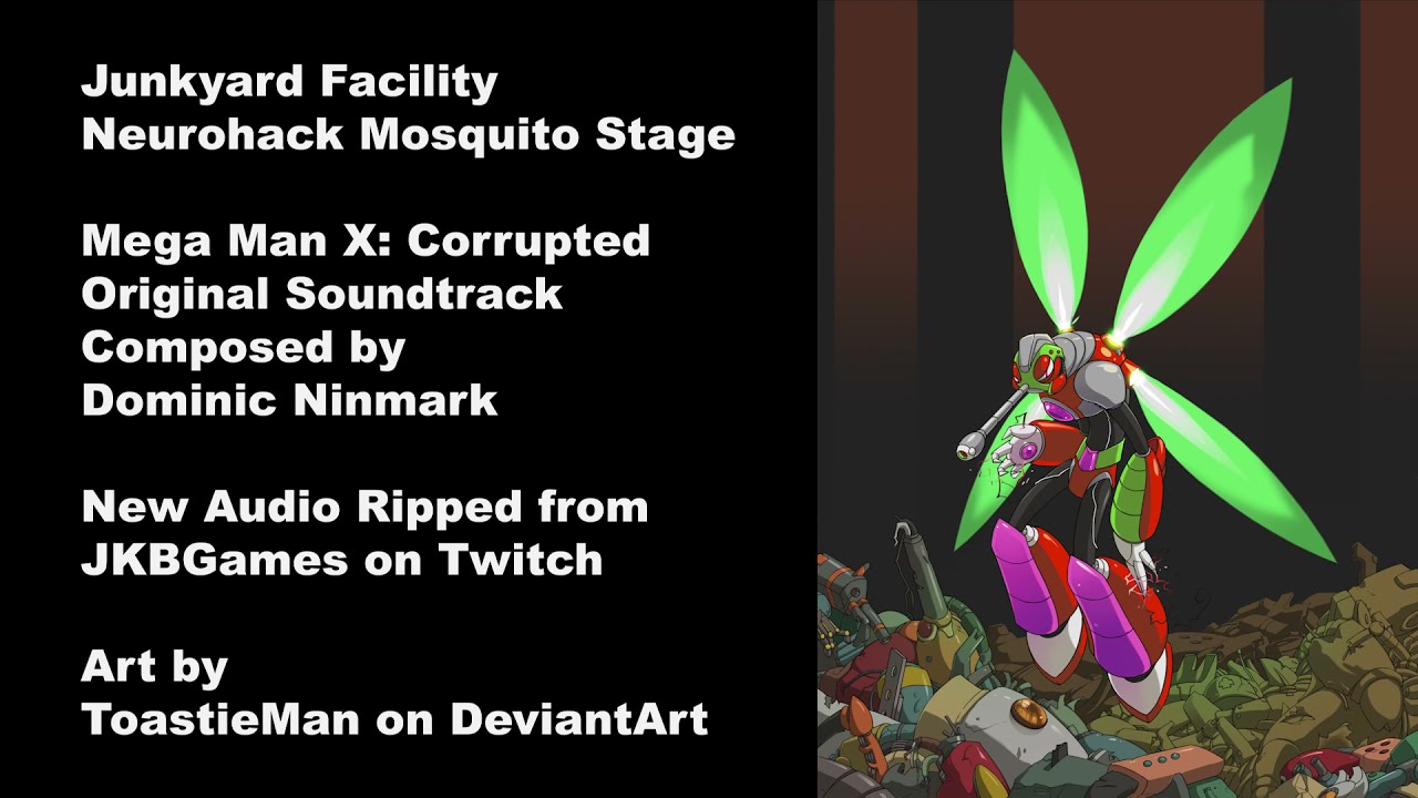 (NEW) Mega Man X: Corrupted - Music Preview, Junkyard (Neurohack Mosquito Stage)