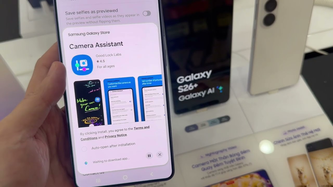 Как установить Camera Assistant на Galaxy S26/S26+/Ultra