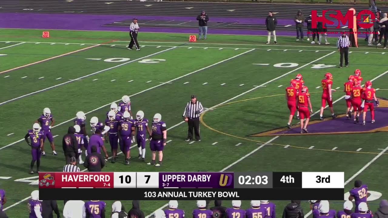 103 Annual Turkey Bowl: Haverford vs Upper Darby High School Football