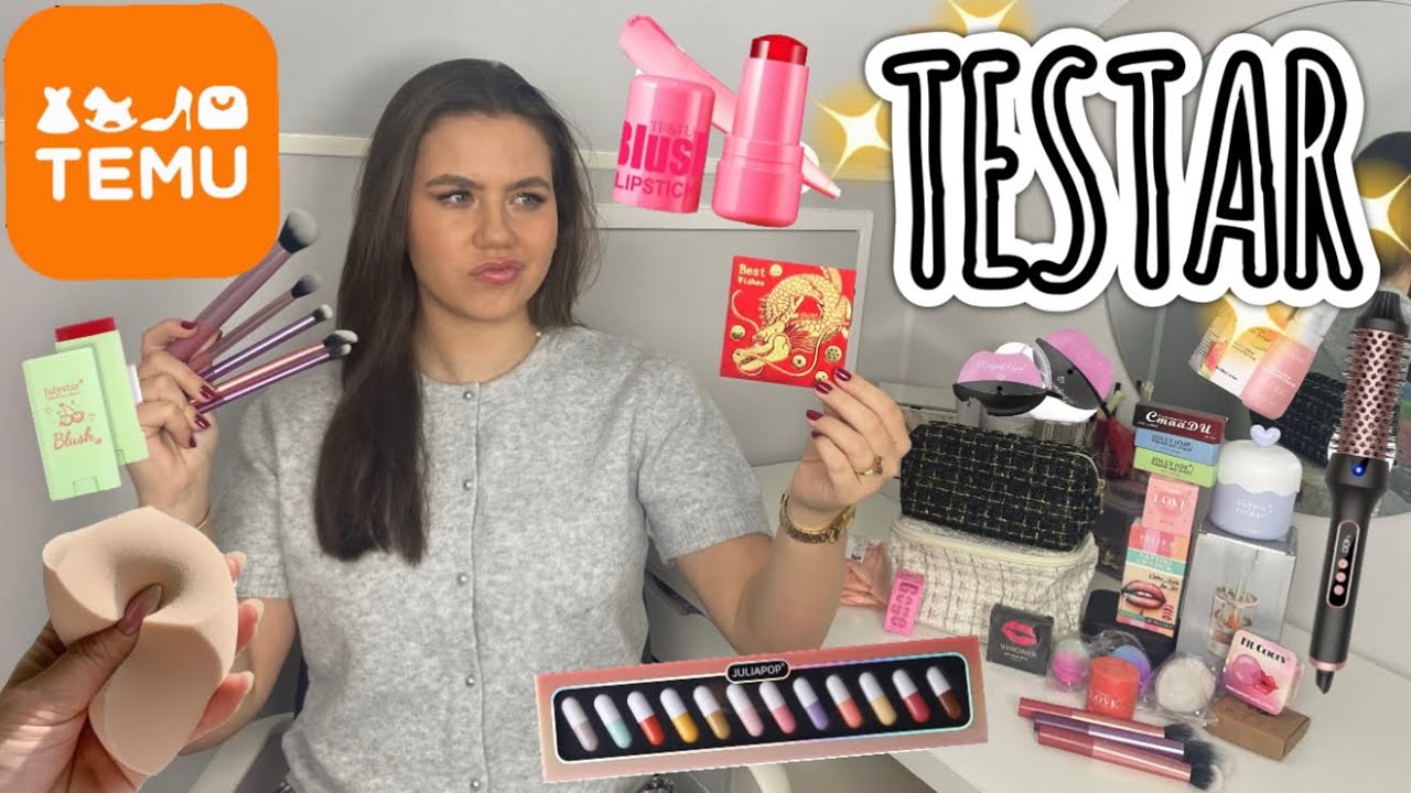 Testar SMINK & SKÖNHETS-PRODUKTER från TEMU🧡💄