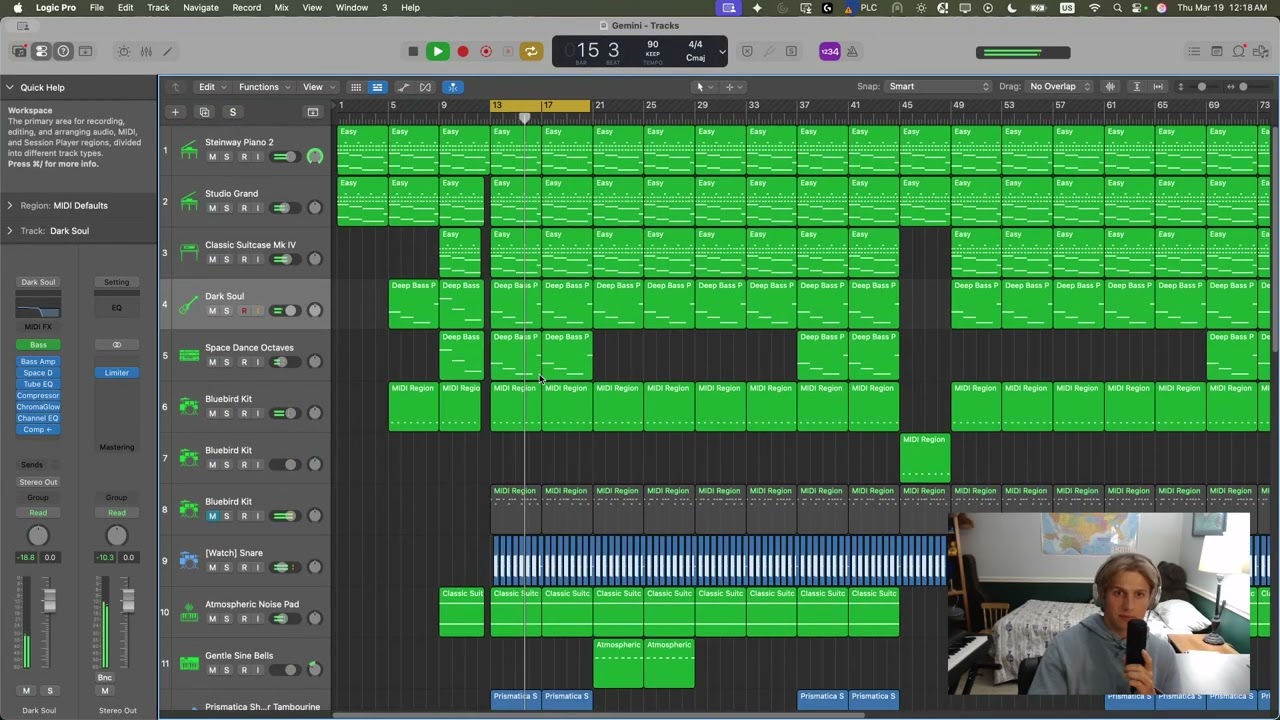 Song Breakdown – Logic Pro X