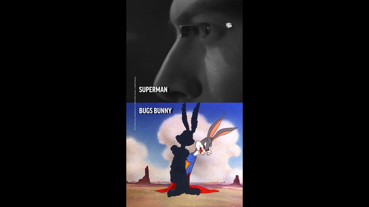 ¿Quién detuvo mejor la bala? ¿Superman 🦸‍♂️ o Bugs Bunny🐰?   DC y Looney Tunes en @hbomaxlat