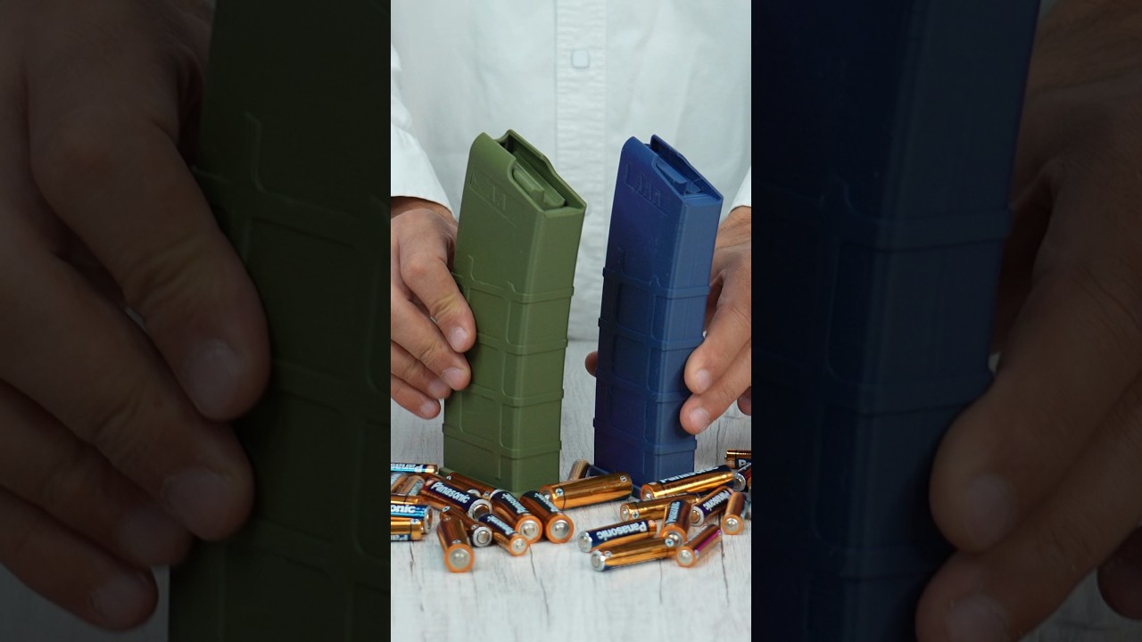 Fully 3D Printed Battery Magazine