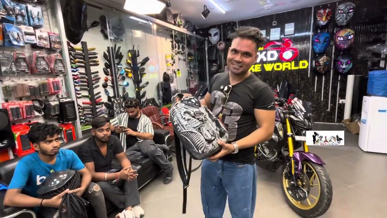 Best Bike Accessories Shop In Delhi | Aerox bike best Modifications Accessories 