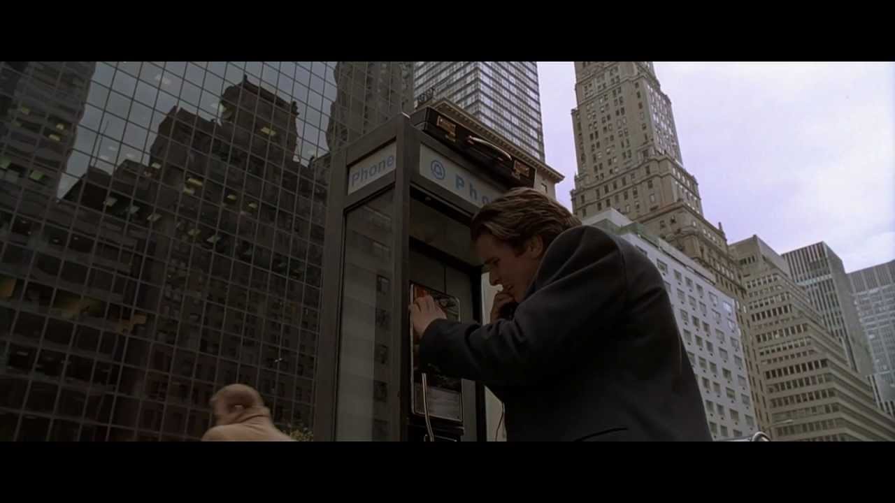American Psycho - Phone Booth Scene