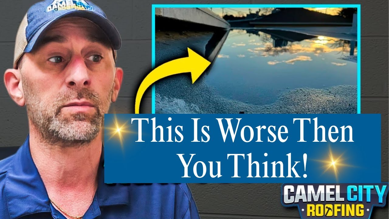 Is Ponding Water Destroying Your Roof?