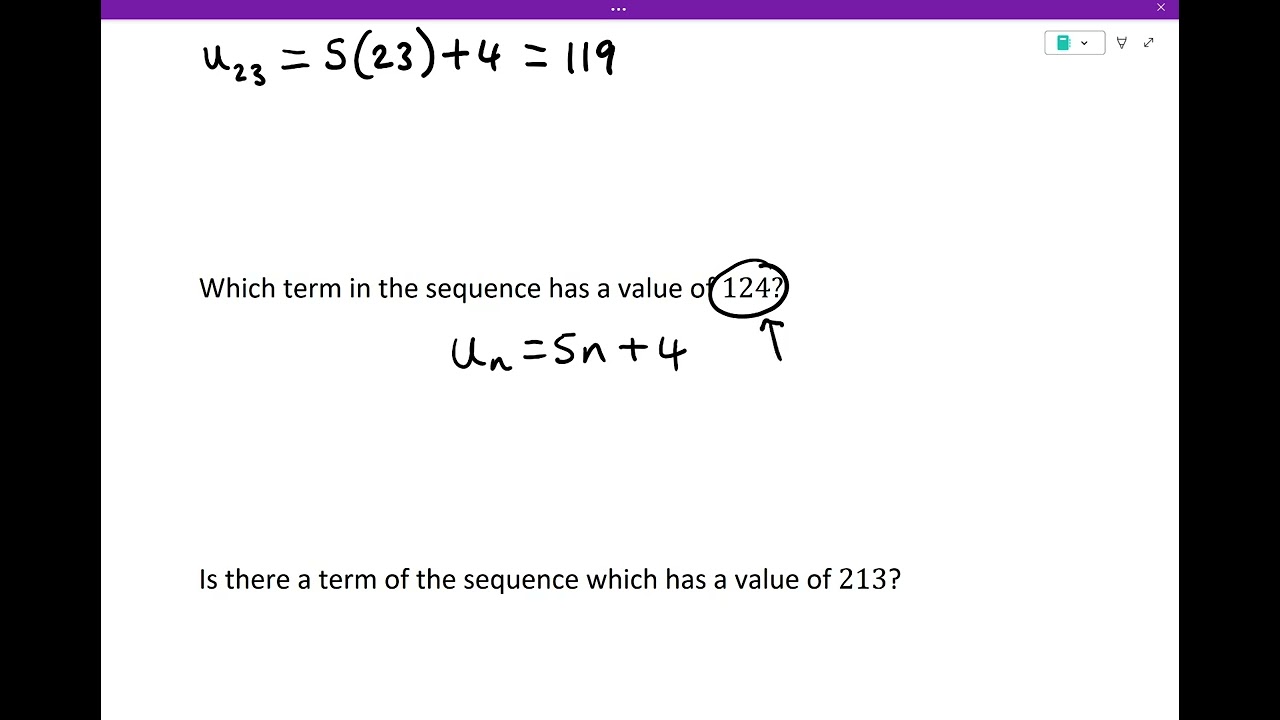 OCR Further Maths A-Level Additional Pure: Closed Form of a Sequence