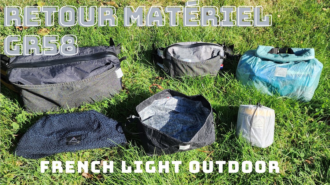 Retour matériel GR58 French Light Outdoor