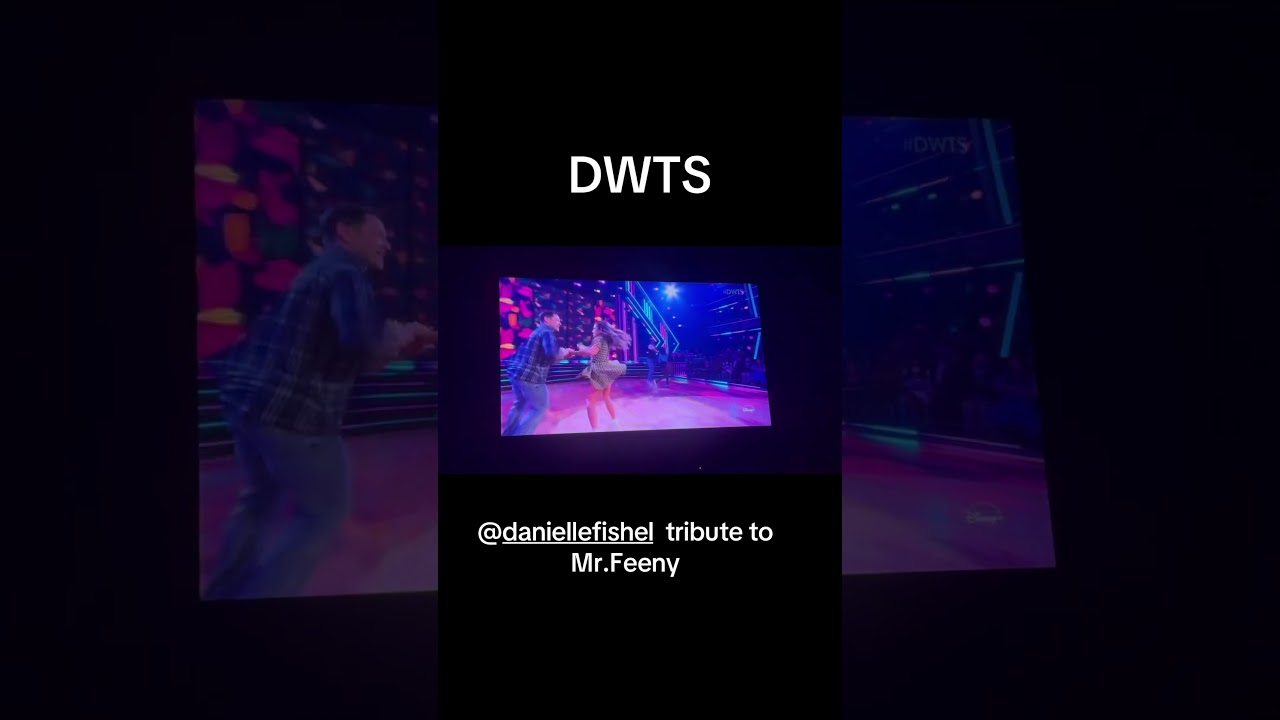Dancing with the stars Danielle Fishel tribute night! #topanga #mrfeeny #boymeetsworld #dwts